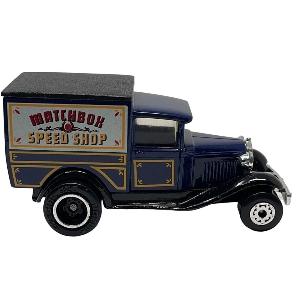 Matchbox Superfast Model A Ford Speed Shop 1979 MB38 18 RARE Dark Blue‎